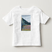 Alaska-Eisenbahn-Szene - Matanuska Tal, Alaska Kleinkind T-shirt (Vorderseite)
