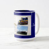 Alaska Eisenbahn Tasse (VorderseiteRechts)