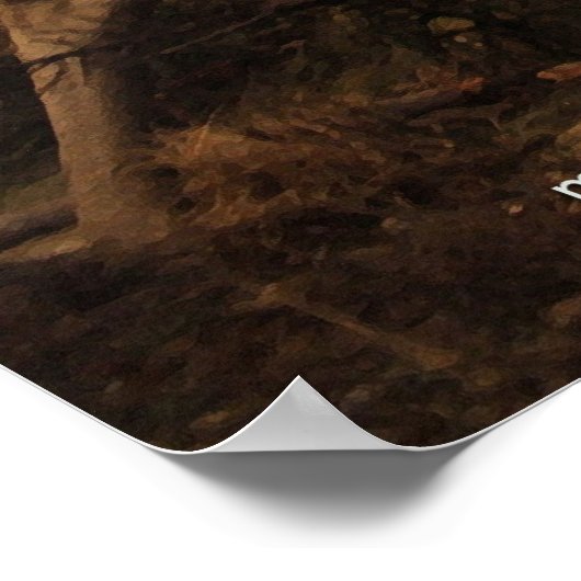 Alaska-Elch Poster (Ecke)