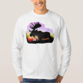 Alaska-Elche Sillouette T-Shirt (Vorderseite)