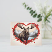 Alaska-Elchenkrautkugel Postkarte (Stehend Vorderseite)