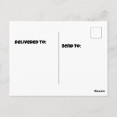 Alaska-Elchenkrautkugel Postkarte (Rückseite)