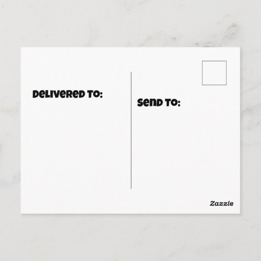 Alaska-Elchenkrautkugel Postkarte (Rückseite)