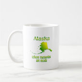 Alaska-Erinnerungen Kaffeetasse (Links)