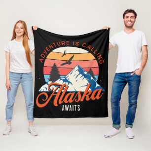 Alaska erwartet dich! fleecedecke