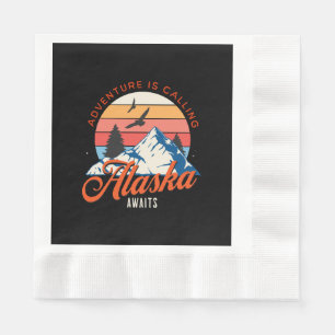 Alaska erwartet dich! serviette