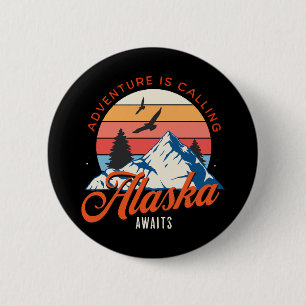 Alaska erwartet Sie! Button