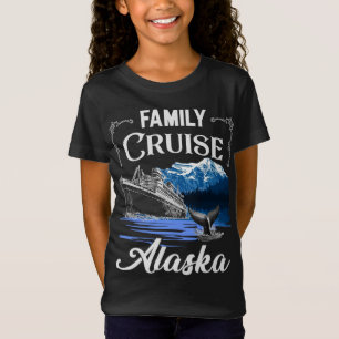 Alaska Familie Kreuzfahrten Männer Frauen und Kind T-Shirt