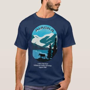 Alaska Familienurlaub Reisen Kreuzfahrt T-Shirt