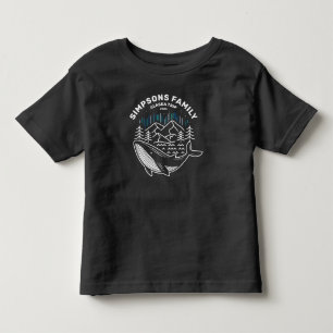 Alaska Family Group Schifffahrt Whale Watching Kleinkind T-shirt