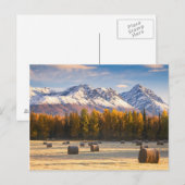 Alaska Farming Postkarte (Vorne/Hinten)