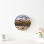 Alaska Farming Runde Wanduhr (Zuhause)