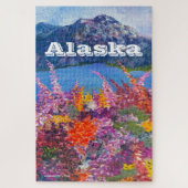 Alaska Fireweed Jigsaw Puzzle (Vertikal)