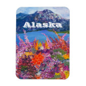 Alaska Fireweed Magnet (Vertikal)