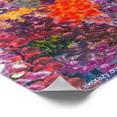 Alaska Fireweed Matt Poster (Ecke)