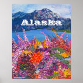 Alaska Fireweed Matt Poster (Vorne)