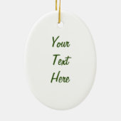 Alaska Fireweed Weihnachtsschmuck Personalisiert (Hinten)