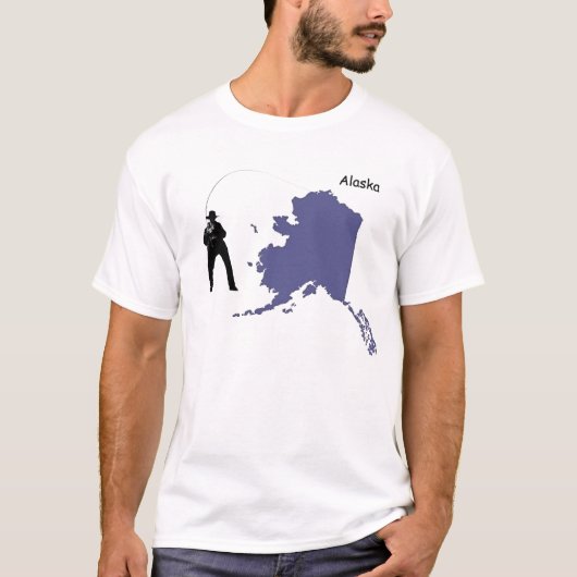Alaska-Fischen T-Shirt (Vorderseite)