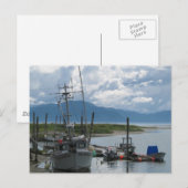 Alaska-Fischerboot Postkarte (Vorne/Hinten)