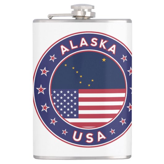 Alaska Flachmann (Vorderseite)