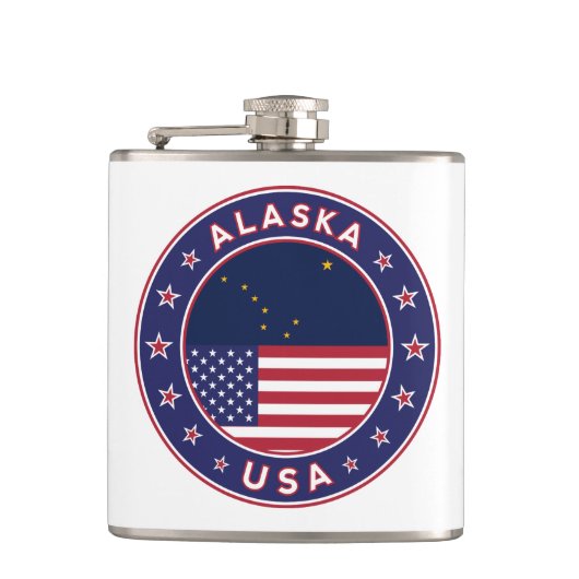 Alaska Flachmann (Vorderseite)