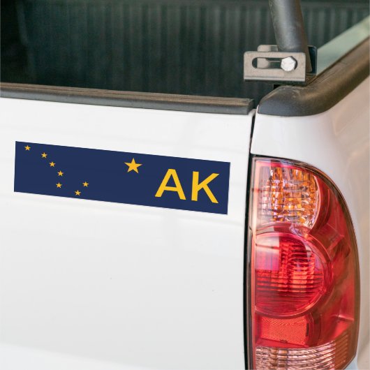 Alaska Flag Autoaufkleber (Auf Lkw)