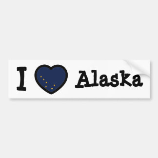 Alaska Flag Autoaufkleber