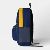 Alaska Flag Backpack, USA & Alaska Bag, Bedruckter Rucksack (Rechts)