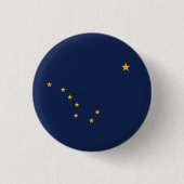 Alaska Flag Button (Vorderseite)