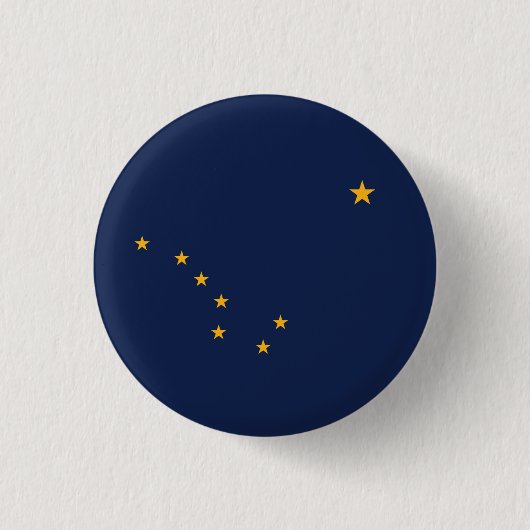 Alaska Flag Button (Vorderseite)