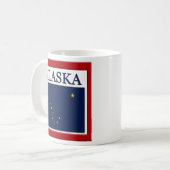 Alaska Flag Design Kaffeetasse (Vorderseite Links)