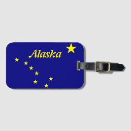 Alaska Flag Gepäckmarke Gepäckanhänger