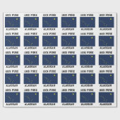 Alaska Flag Geschenkpapier (Flach)