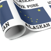 Alaska Flag Geschenkpapier (Rolleneckpunkt)