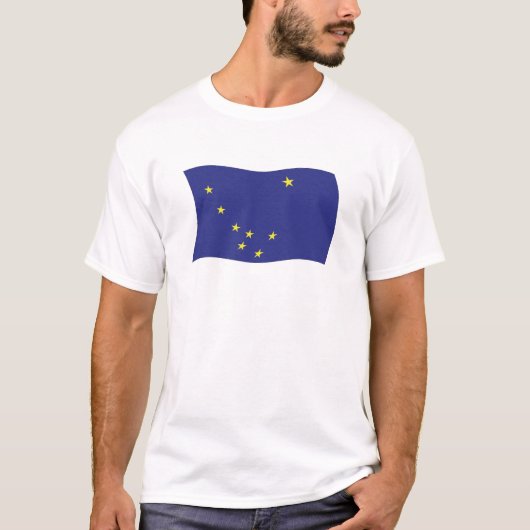 Alaska Flag Hemd T-Shirt (Vorderseite)