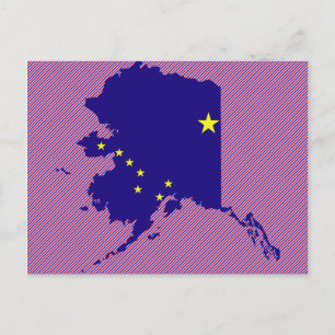 Alaska Flag Karte