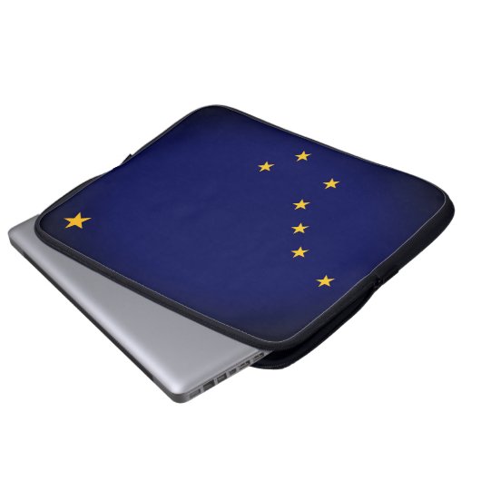Alaska Flag Laptop Sleeve (Vorne Knopf)