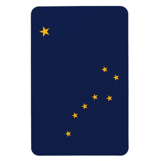 Alaska Flag Magnet (Vertikal)