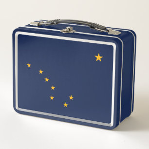Alaska Flag Metall Brotdose