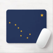 Alaska Flag Mouse Pad Mousepad (Mit Mouse)