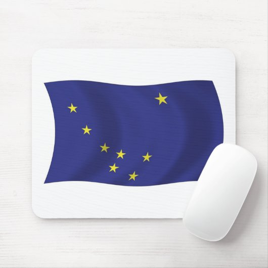 Alaska Flag Mousepad (Mit Mouse)