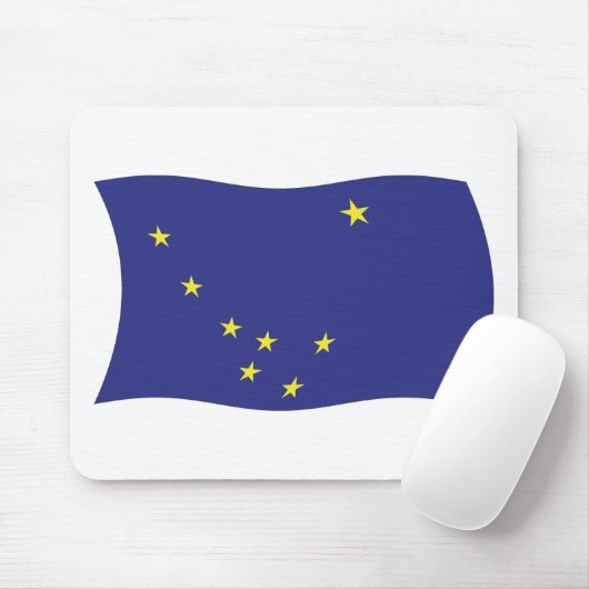 Alaska Flag Mousepad (Mit Mouse)