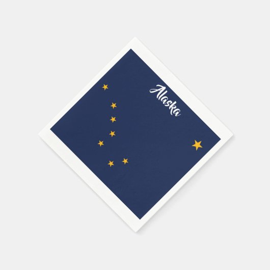 Alaska Flag Napkins Serviette (Ecke)