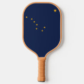 Alaska Flag Pickleball Schläger (Rückseite)