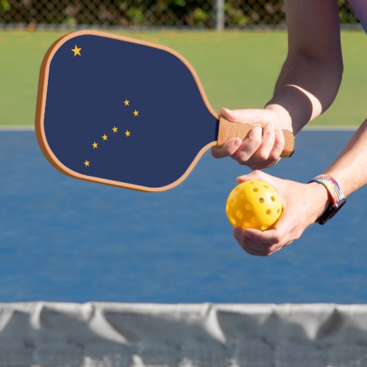 Alaska Flag Pickleball Schläger (InSitu)