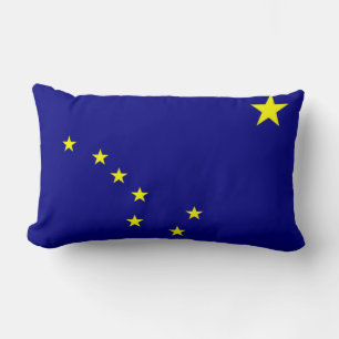 Alaska Flag Pillow Lendenkissen