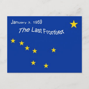 Alaska Flag Postcard Postkarte