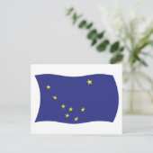 Alaska Flag Postcard Postkarte (Stehend Vorderseite)