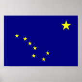 Alaska Flag Poster (Vorne)