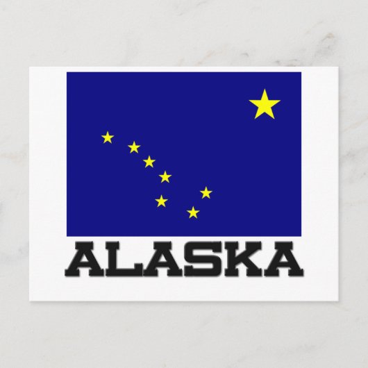 Alaska Flag Postkarte (Vorderseite)